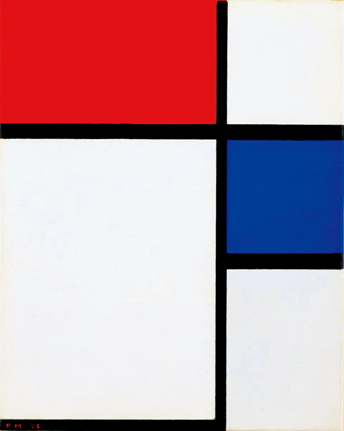  皮特·蒙德里安 Piet Mondrian ——色彩构成10